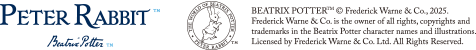 BEATRIX POTTER™ © Frederick Warne & Co., 2023. Frederick Warne & Co. is the owner of all rights, copyrights and trademarks in the Beatrix Potter character names and illustrations. Licensed by Frederick Warne & Co. Ltd.